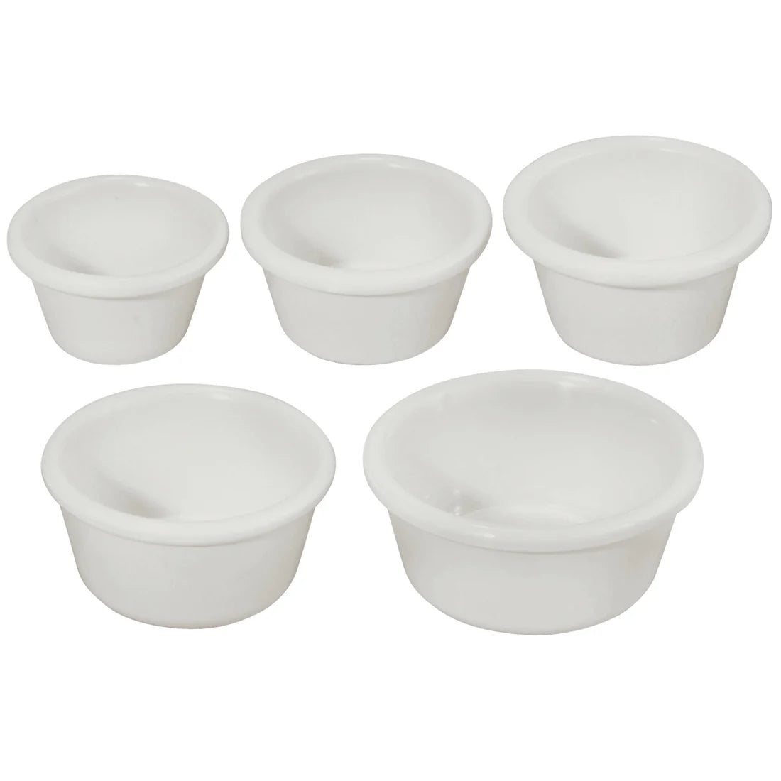 Winco RP-1W 1-1/2 oz. White Plain Ramekins