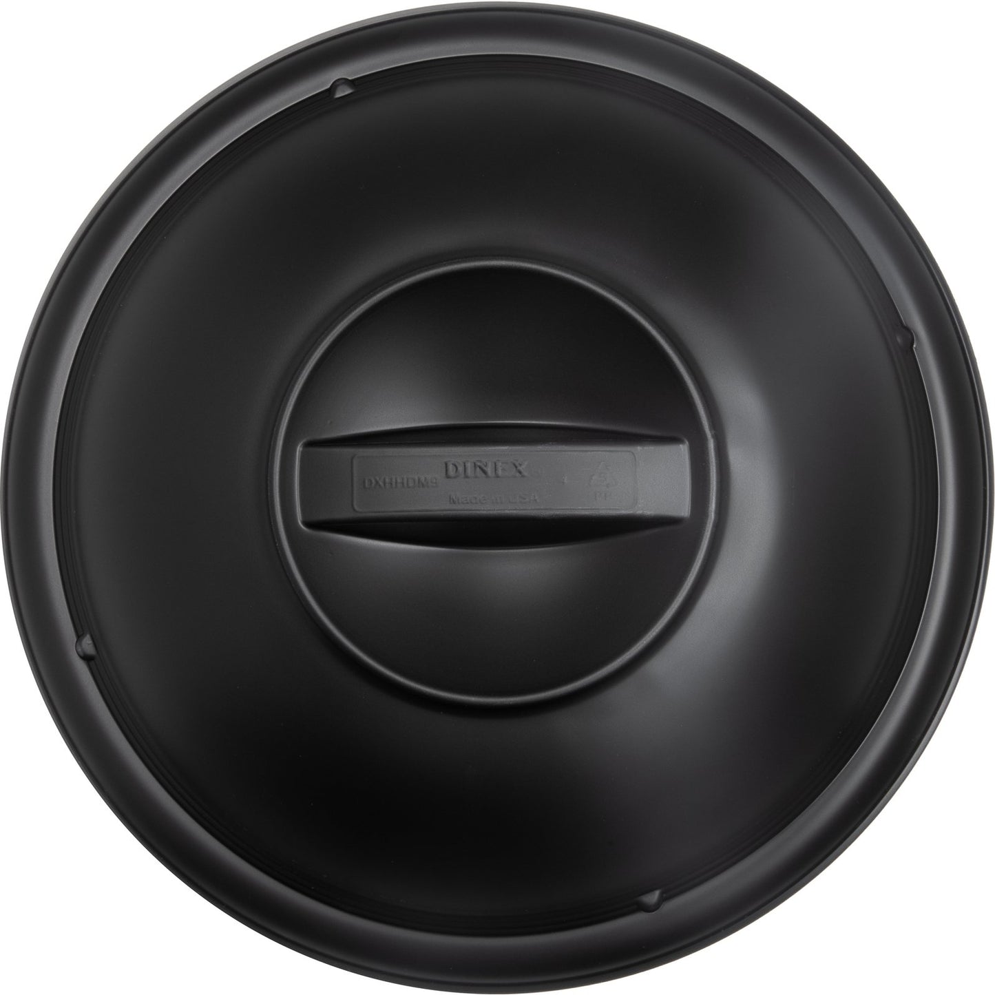 Dinex DXHHDM903 9" Black High Heat Disposable Dome (500/cs)