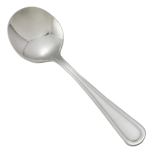 Winco 0030-04 Shangarila Bouillon Spoon, 18/8 Extra Heavyweight