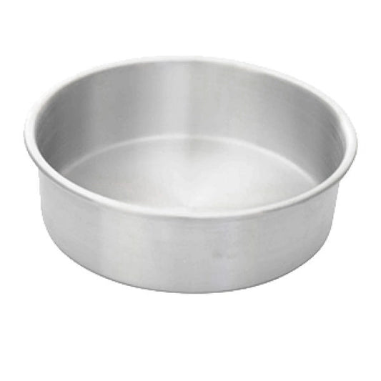 Omcan 44325 8" x 2" Round Aluminum Cake Pan