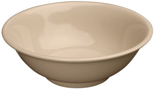 Winco MMB-41 41 oz. Tan Melamine Rimless Bowls