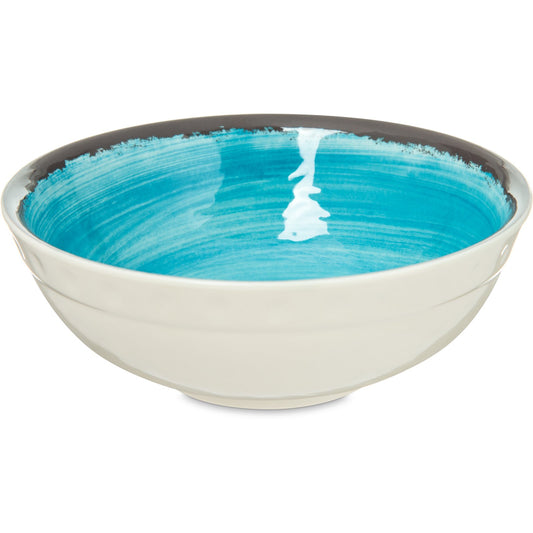 Carlisle 5400515 17 oz Aqua Mingle Melamine Small Bowl