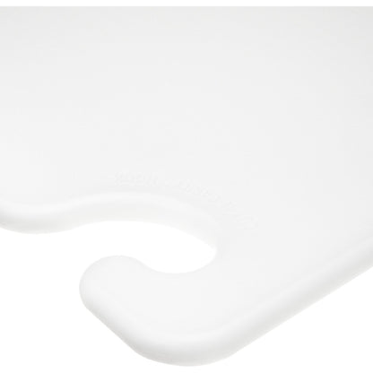 San Jamar CB182412WH 18" x 24" x 0.5" White Cut-N-Carry Cutting Board