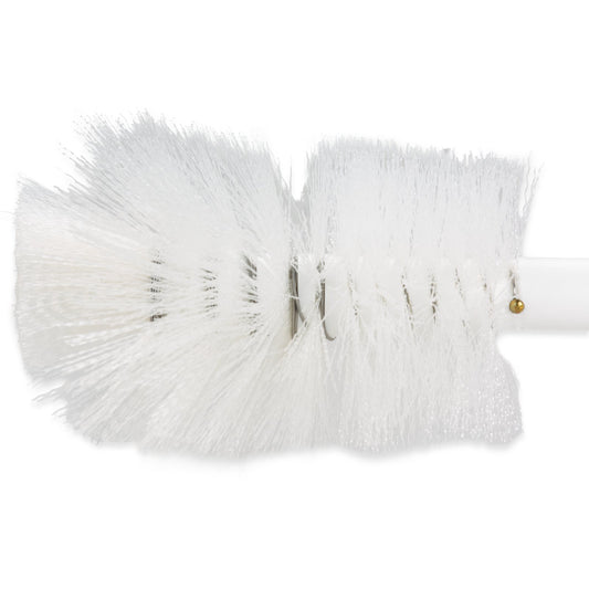 Carlisle 4046600 12" White Sparta Handle Pint Bottle Brush with Polyester Bristles