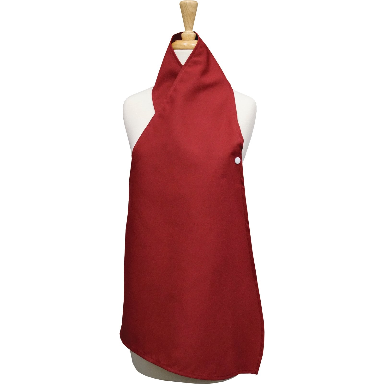 Snap Drape 54482534DS023 34" x 25" Maroon 50% Spun Polyester/50% Filament Dining Scarf