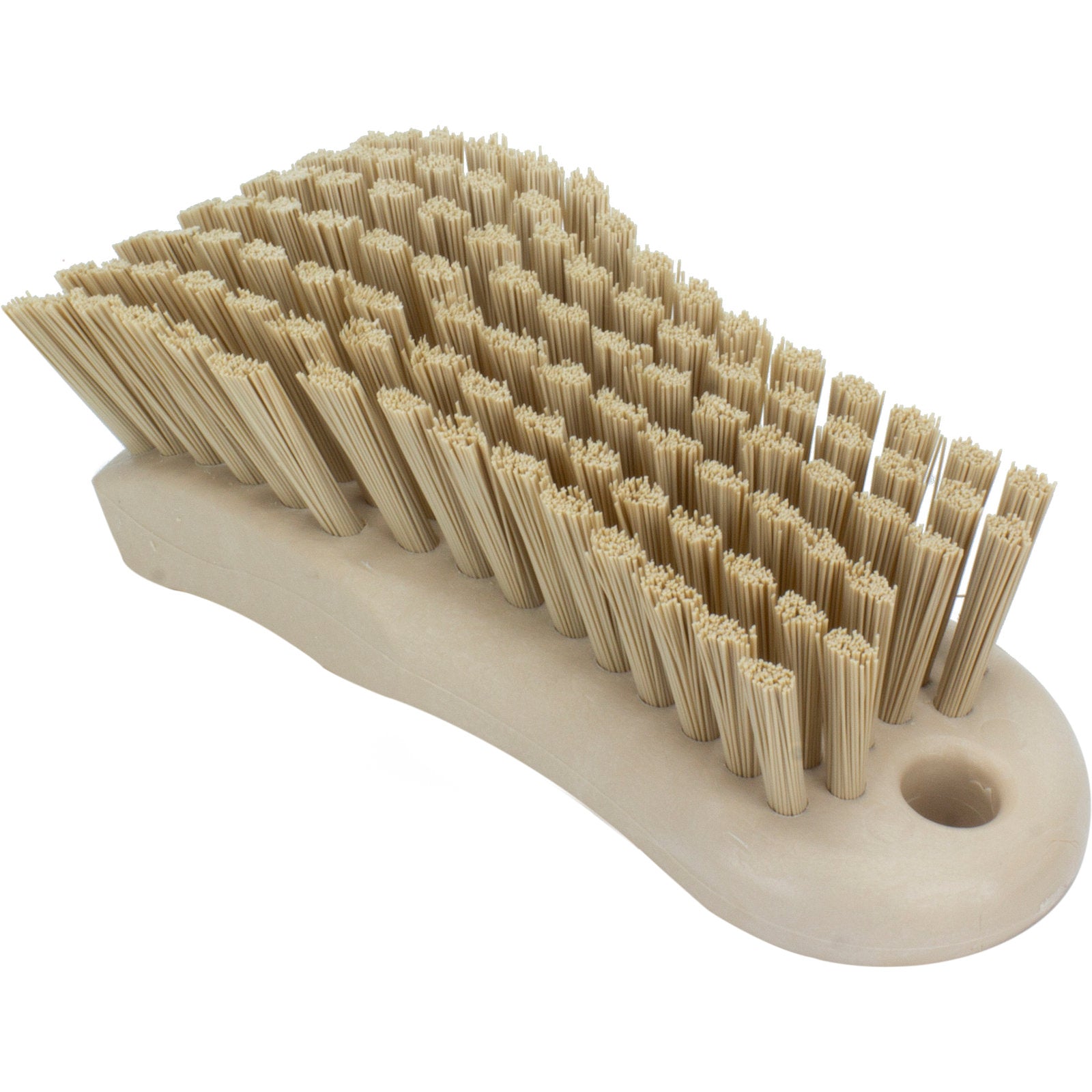 Carlisle 40521EC25 6" Tan Sparta Color Coded Hand Scrub Brush