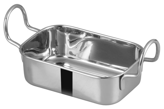 Winco DDSB-103S 5" x 3-3/8" Stainless Steel Mini Roasting Pan