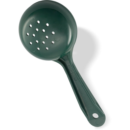 Carlisle 492908 4 oz Forest Green Acetal Measure Miser Perforated Short Handle