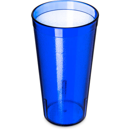 Carlisle 522047 20 oz Royal Blue SAN Stackable Plastic Tumbler