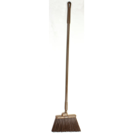 Carlisle 41083EC01 56" Brown Color Coded Duo-Sweep Unflagged Angle Broom