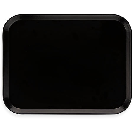 Dinex DX1089I03 14" x 18" Onyx Flat Fiberglass Glasteel Tray
