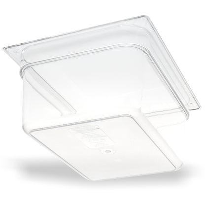 Carlisle 10222B07 1/2 Size Clear Polycarbonate StorPlus Food Pan, 6" Deep