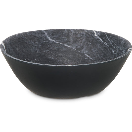 Carlisle 5311072 8 oz Soapstone Ridge Melamine Bouillon Bowl