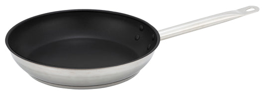 Winco SSFP-11NS 11" Stainless Steel Fry Pan, Non-Stick