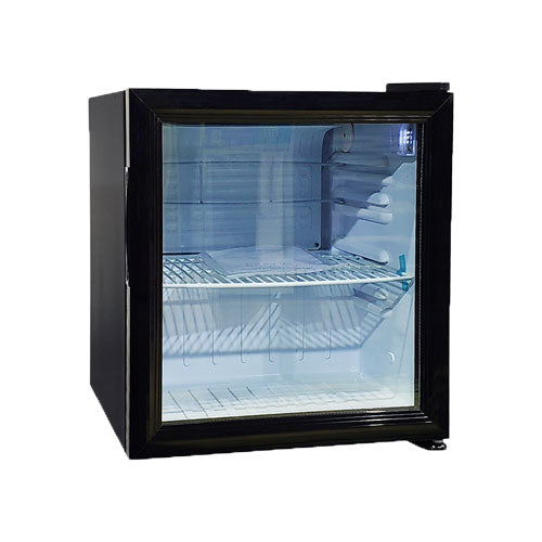Omcan 44496 52 L 17" Black Countertop Display Refrigerator