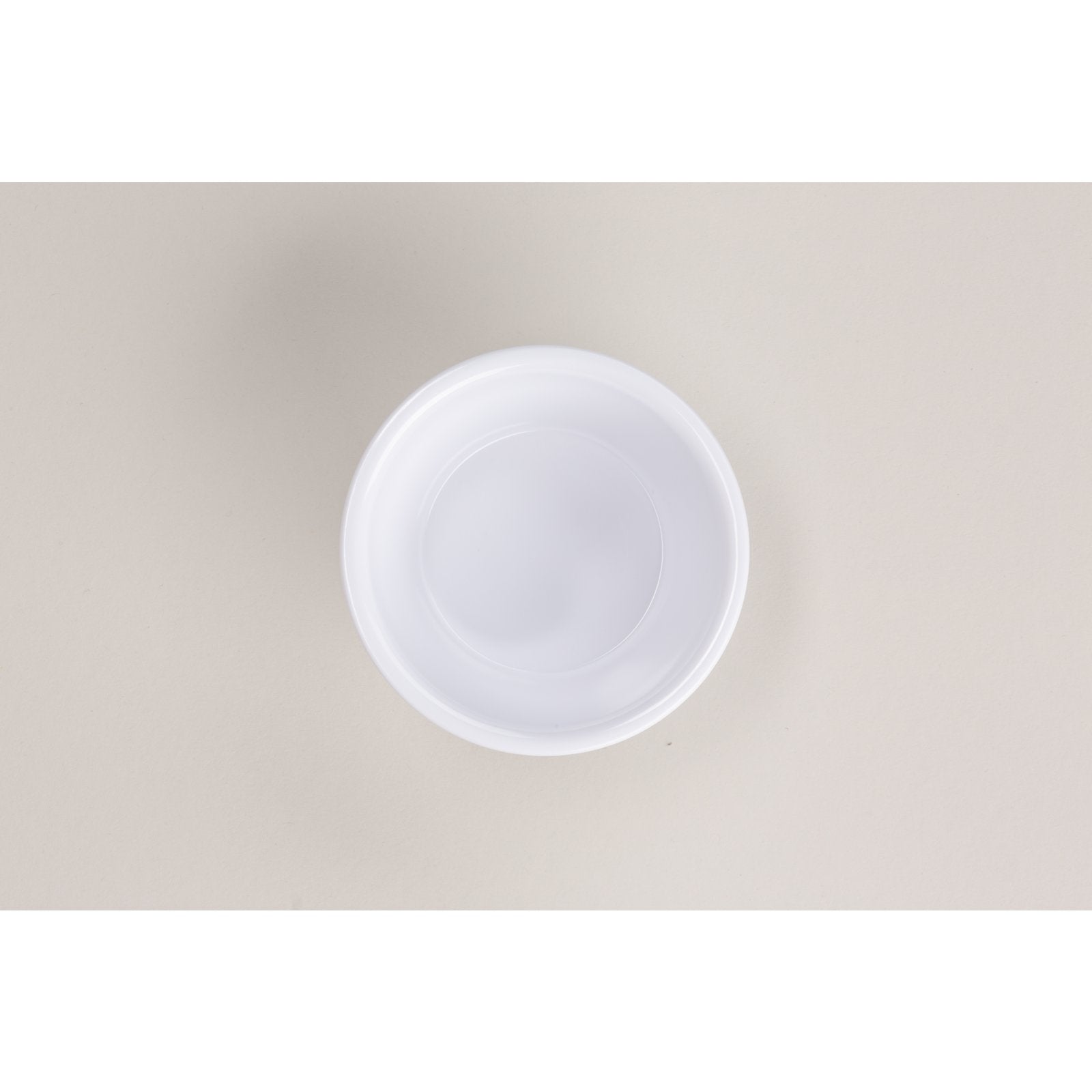 Carlisle S29102 4 oz White Melamine Fluted Bowl Ramekin