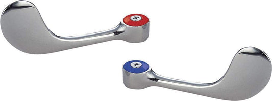 BK Resources EVO-WBH Stainless Steel Wrist Blade Handle Kits for Evolution Series Faucets