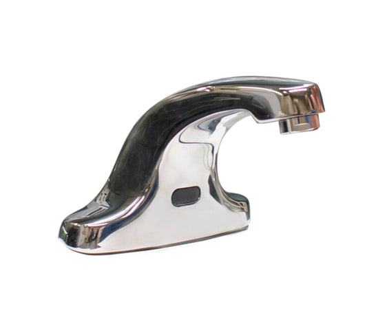 BK Resources BKF-4DSF 4" Chrome-Plated Brass Deck Mount Sensor Faucet