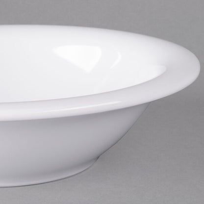 Carlisle 3303602 12 oz White Sierrus Melamine Rimmed Bowl