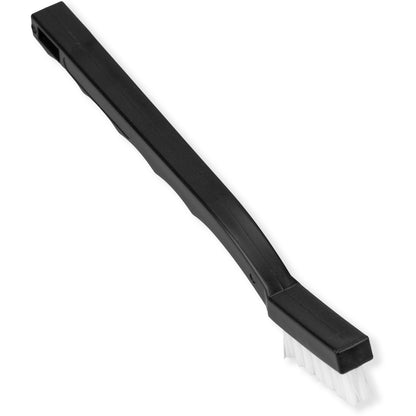 Carlisle 4067400 7" Black Flo-Pac Utility Toothbrush Style Maintenance Brush with Nylon Bristles
