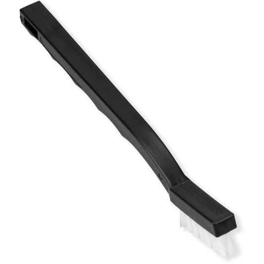 Carlisle 4067400 7" Black Flo-Pac Utility Toothbrush Style Maintenance Brush with Nylon Bristles