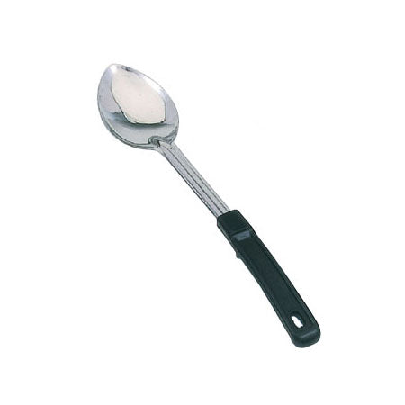 Omcan 80729 15-inch Stainless Steel Solid Basting Spoon with Stop-Hook Handle