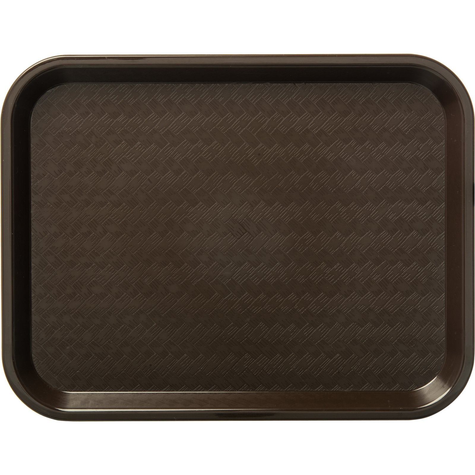 Carlisle CT101469 10" x 14" Chocolate Cafe Fast Food Cafeteria Tray