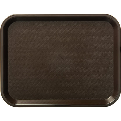 Carlisle CT101469 10" x 14" Chocolate Cafe Fast Food Cafeteria Tray