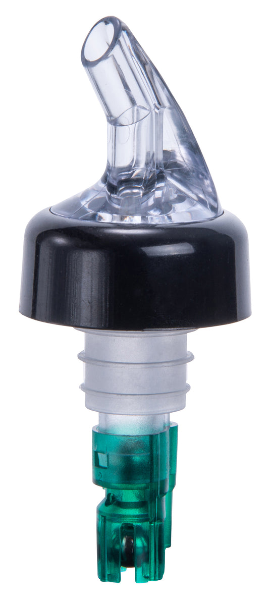 Winco PPA-075 3/4 oz. Green Tail Measured Pourer
