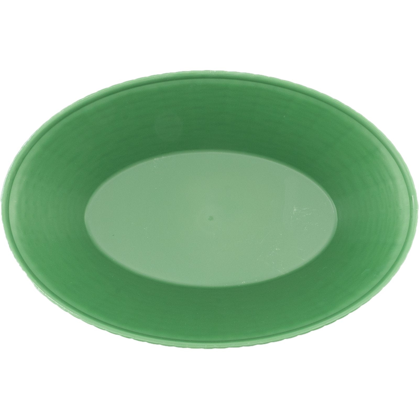 Carlisle 650409 9" x 6" Green Oval Polypropylene WeaveWear Basket
