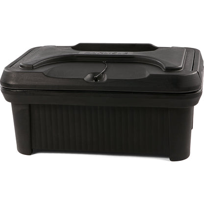 Carlisle XT160003 6" Black Cateraide Slide 'N Seal Top Loader Insulated Food Pan Carrier