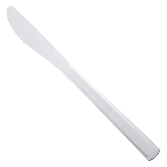 Winco 0002-08 Windsor Dinner Knife, 18/0 Medium Weight