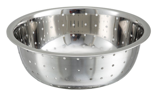 Winco CCOD-13L 13" Stainless Steel Colanders, Chinese Style