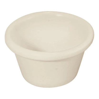 Winco RP-1B 1-1/2 oz. Bone Plain Ramekins