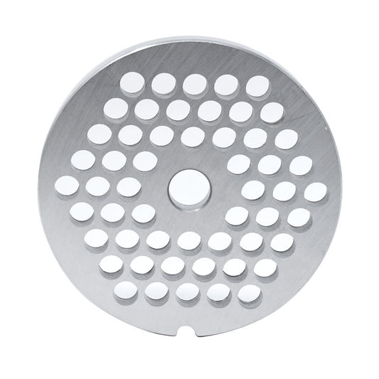 Omcan 11230 #32 One Notch/Round European Style Stainless Steel Hubless Plate, 8mm (5/16")