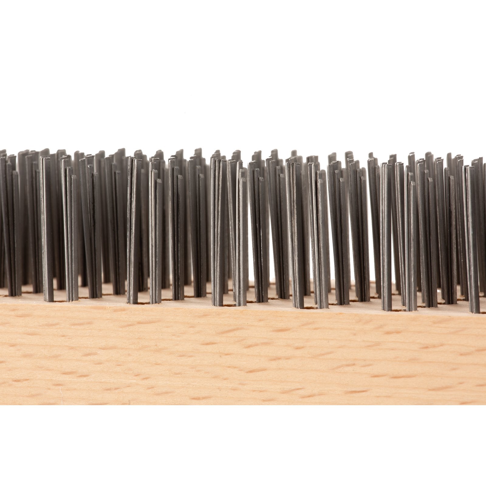 Carlisle 4067600 9-3/8" x 3-25/32" Tan Brush with Flat Steel Bristles