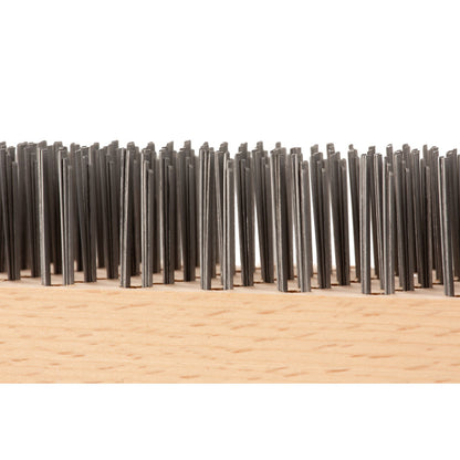 Carlisle 4067600 9-3/8" x 3-25/32" Tan Brush with Flat Steel Bristles