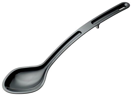 Winco CVSS-13K 13" Black Curved Polycarbonate Serving Spoon