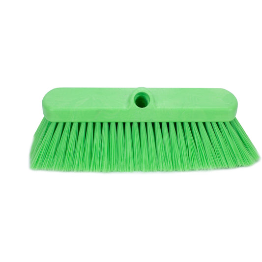 Carlisle 41278EC75 10" Lime Color Coded Flo-Thru Wall & Equipment Brush