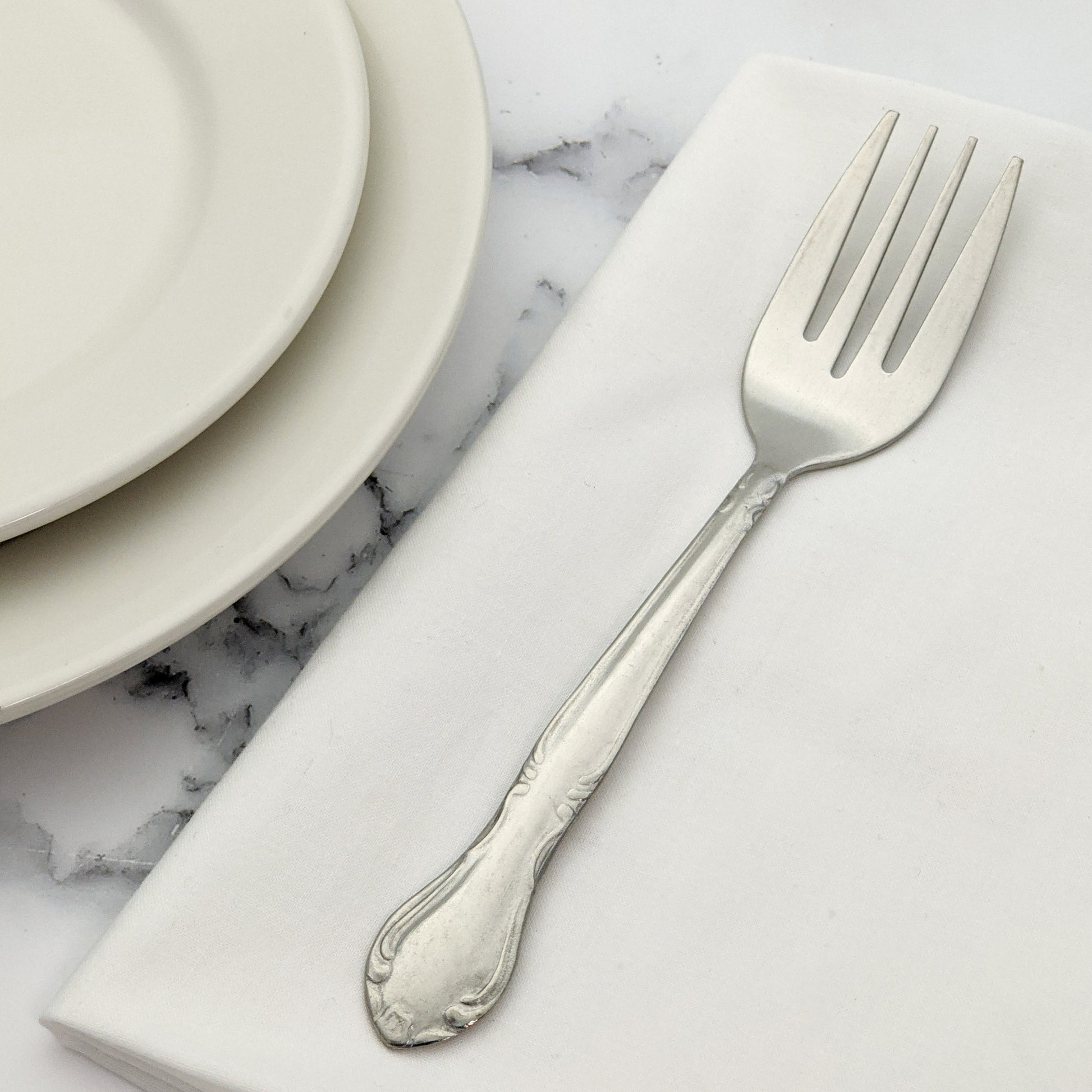 Winco 0004-06 Elegance Salad Fork, 18/0 Heavyweight