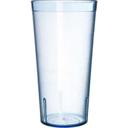 Carlisle 5220-854 20 oz Blue SAN Stackable Tumbler - Cash & Carry (12/st)
