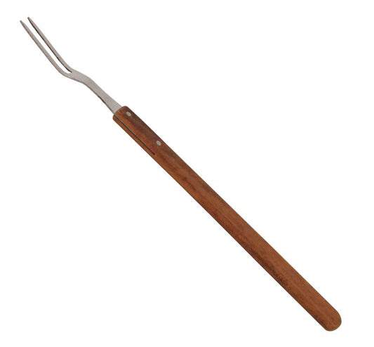 Omcan 80496 21-inch Pot Fork with Long Wooden Handle