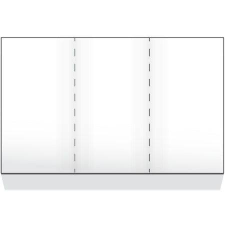 Dinex DX6ST0040000 8-1/2"x11" White Blank Laser-Compatible Sheets, Unprinted Both Sides