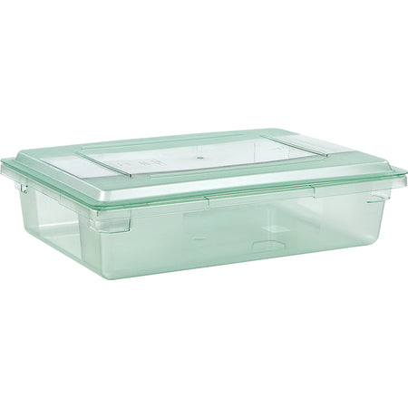 Carlisle 10627C09 26" x 18" Green Polycarbonate StorPlus Color-Coded Food Storage Container Lid