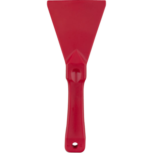 Carlisle 40230EC05 3" Red Plastic Handheld Scraper
