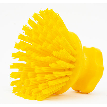 Carlisle 42395EC04 5" Yellow Round Scrub Brush