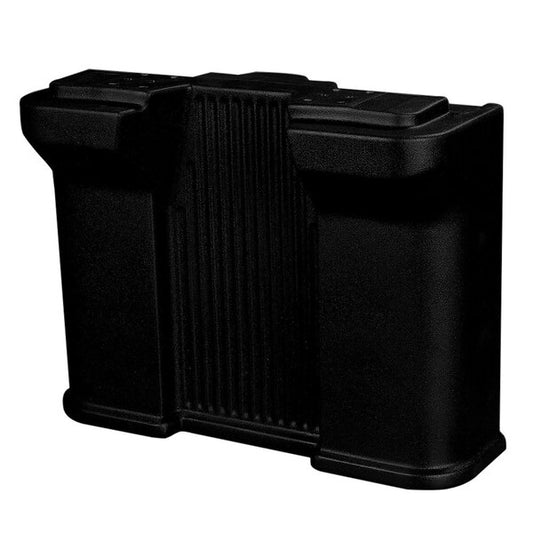 Carlisle 668803 Black Six Star Youth Food Bar Leg
