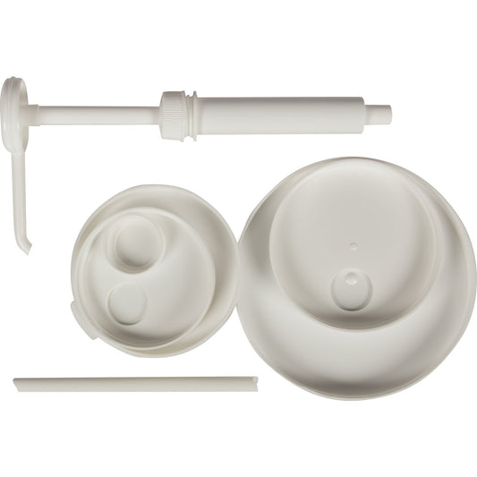 San Jamar P7310 White Economy Pump Kit