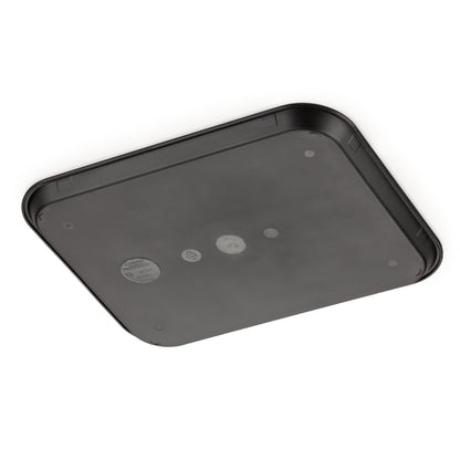 Carlisle CT1418030 14" x 18" Antimicrobial Black Cafe Fast Food Cafeteria Tray
