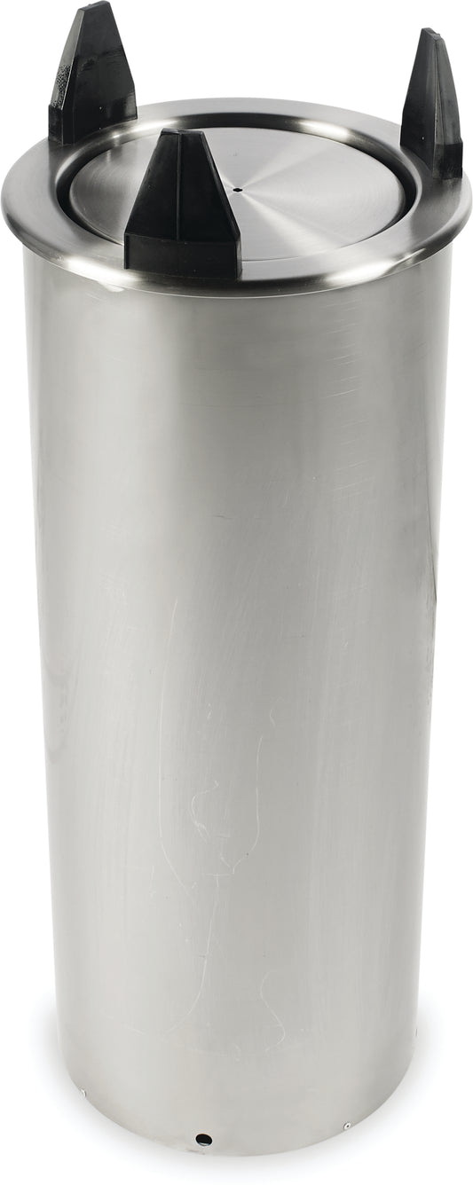 Dinex DXPIDPDS1200 12" Plates Stainless Steel Unheated Drop In Shielded Plate Dispenser
